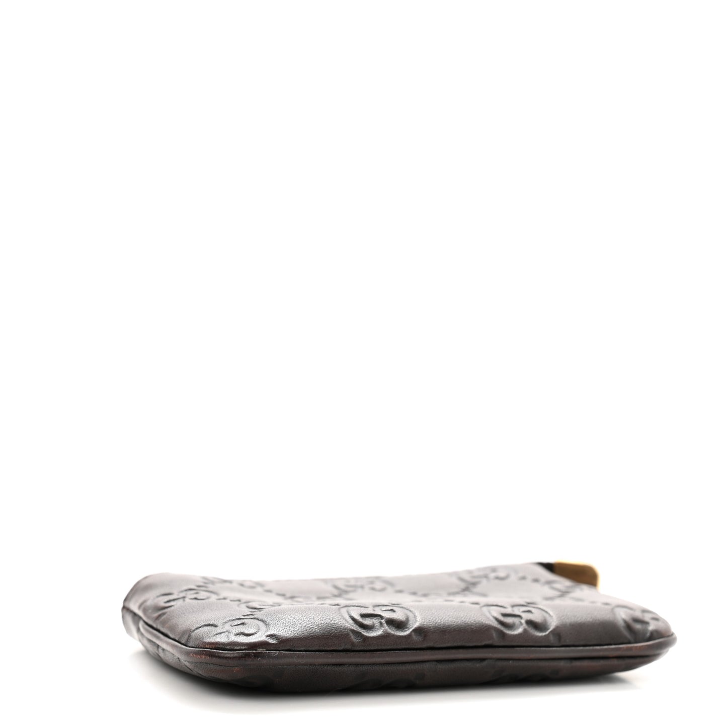 Guccissima Key Case Brown