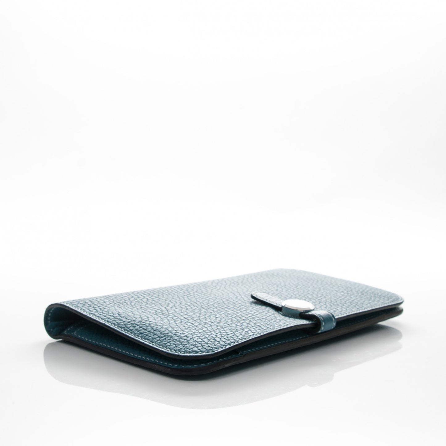 Togo Dogon Duo Wallet Blue Jean
