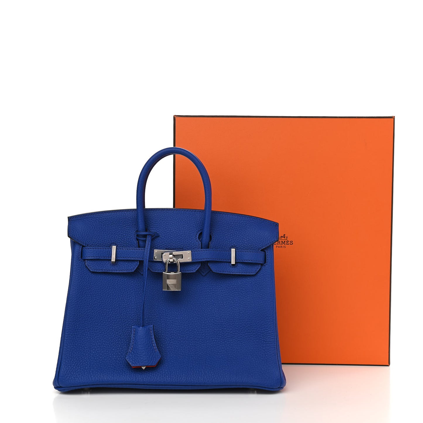 Togo Verso Birkin 25 Bleu Royal Capucine