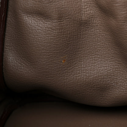 Hermes Taurillon Clemence Birkin 35 Etoupe 11 of 17