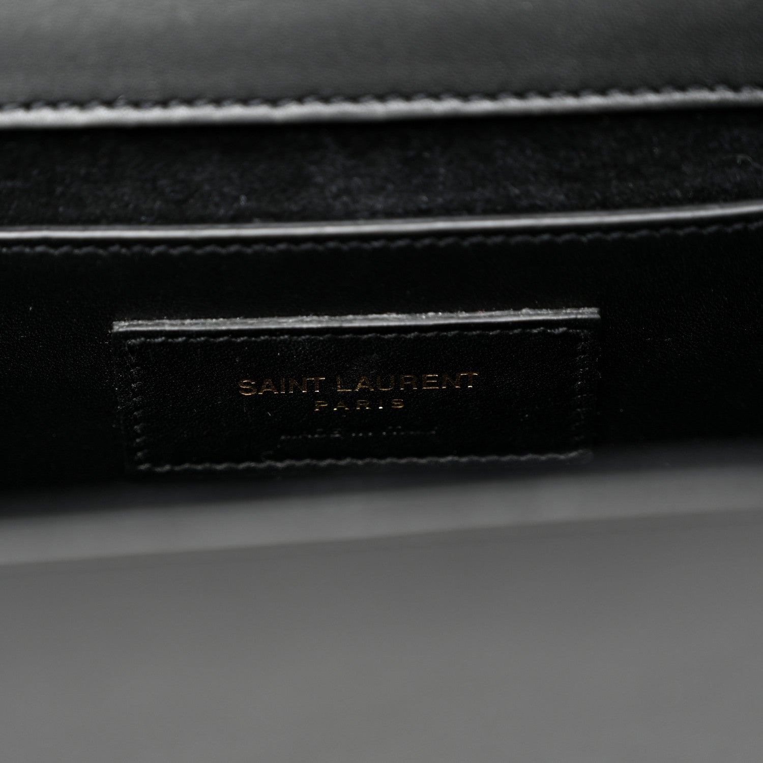 Saint Laurent Smooth Calfskin Medium Classic Monogram Kate Tassel Satchel Black 6 of 10