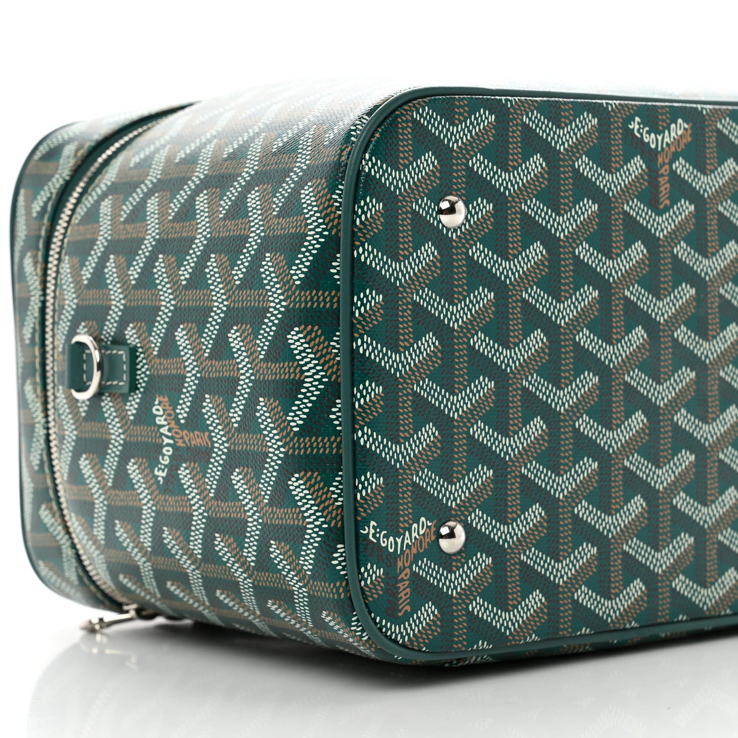 Goyardine Muse Vanity Case Green