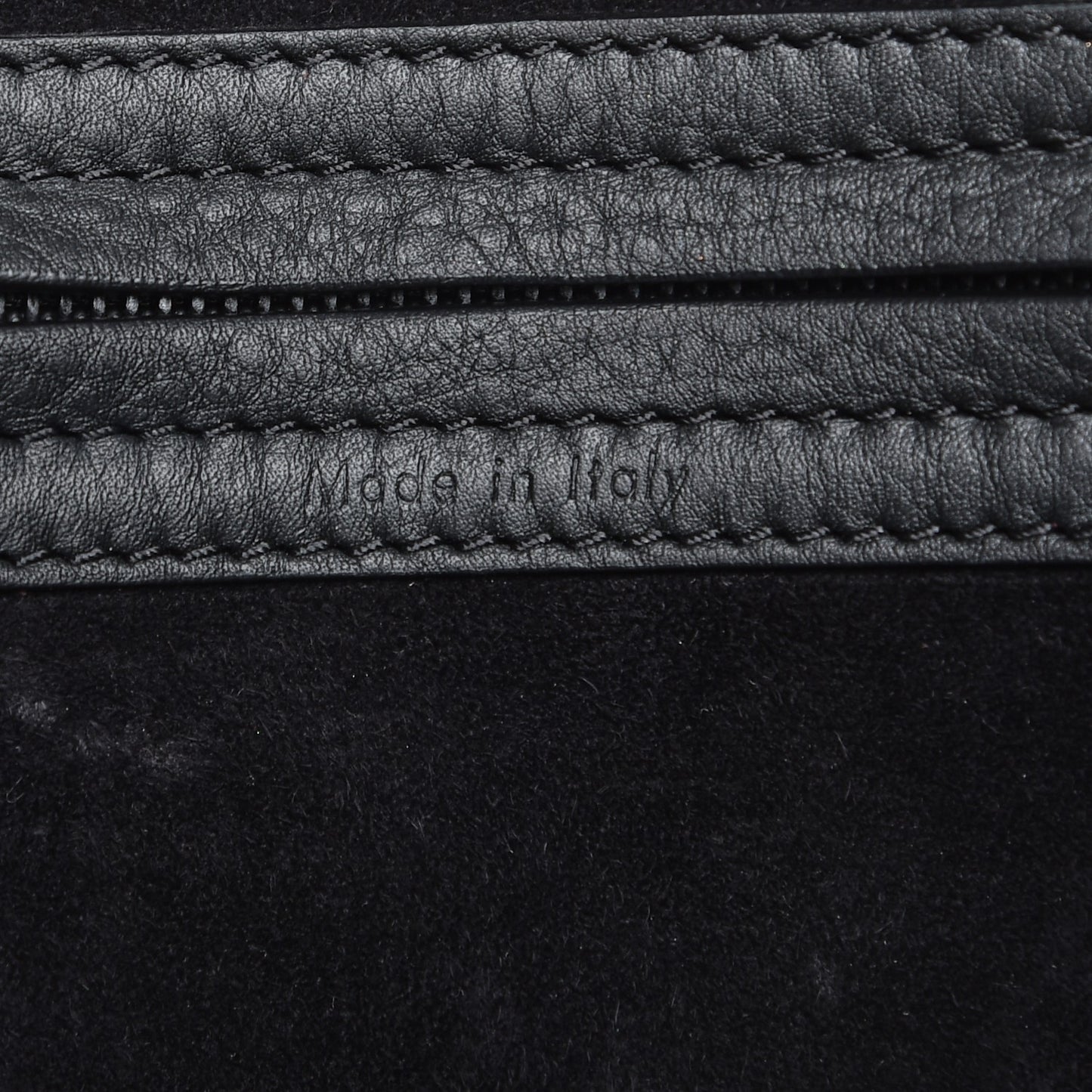 Supple Calfskin Medium Phantom Luggage Black