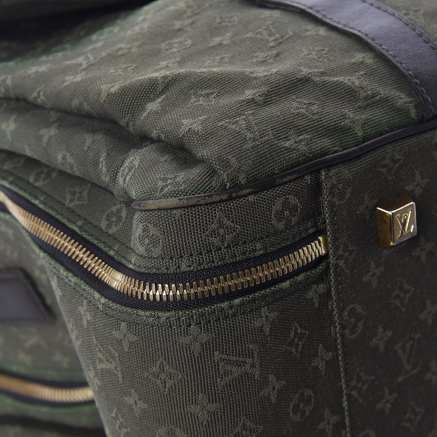Louis Vuitton Mini Monogram Claudine Kaki TST 14 of 16