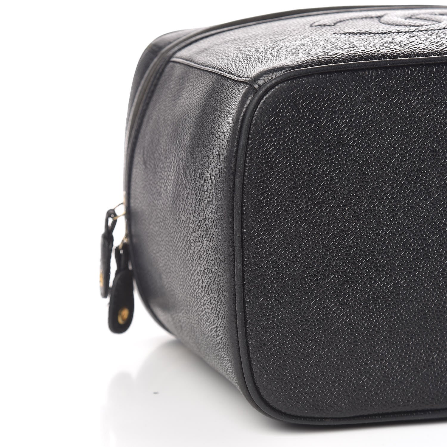 Chanel Caviar Cosmetic Vanity Bag Black 8 of 10