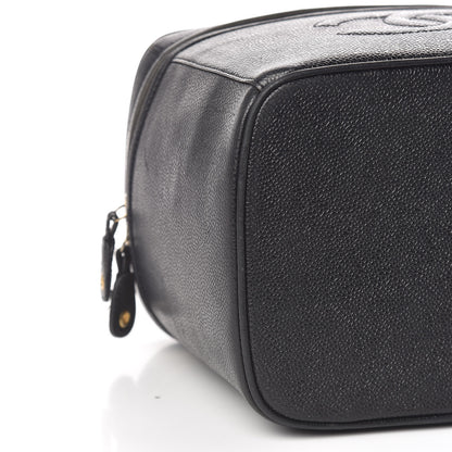 Chanel Caviar Cosmetic Vanity Bag Black 8 of 10