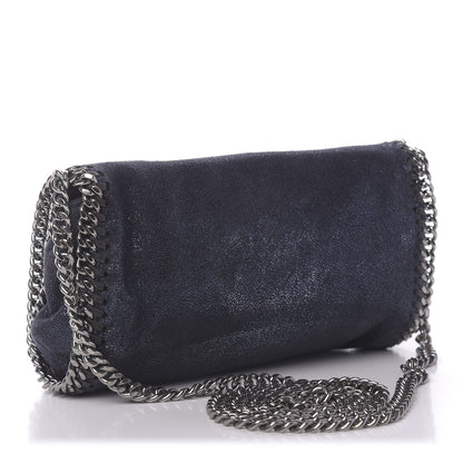 Stella McCartney Shaggy Deer Falabella Crossbody Bag Navy 3 of 10