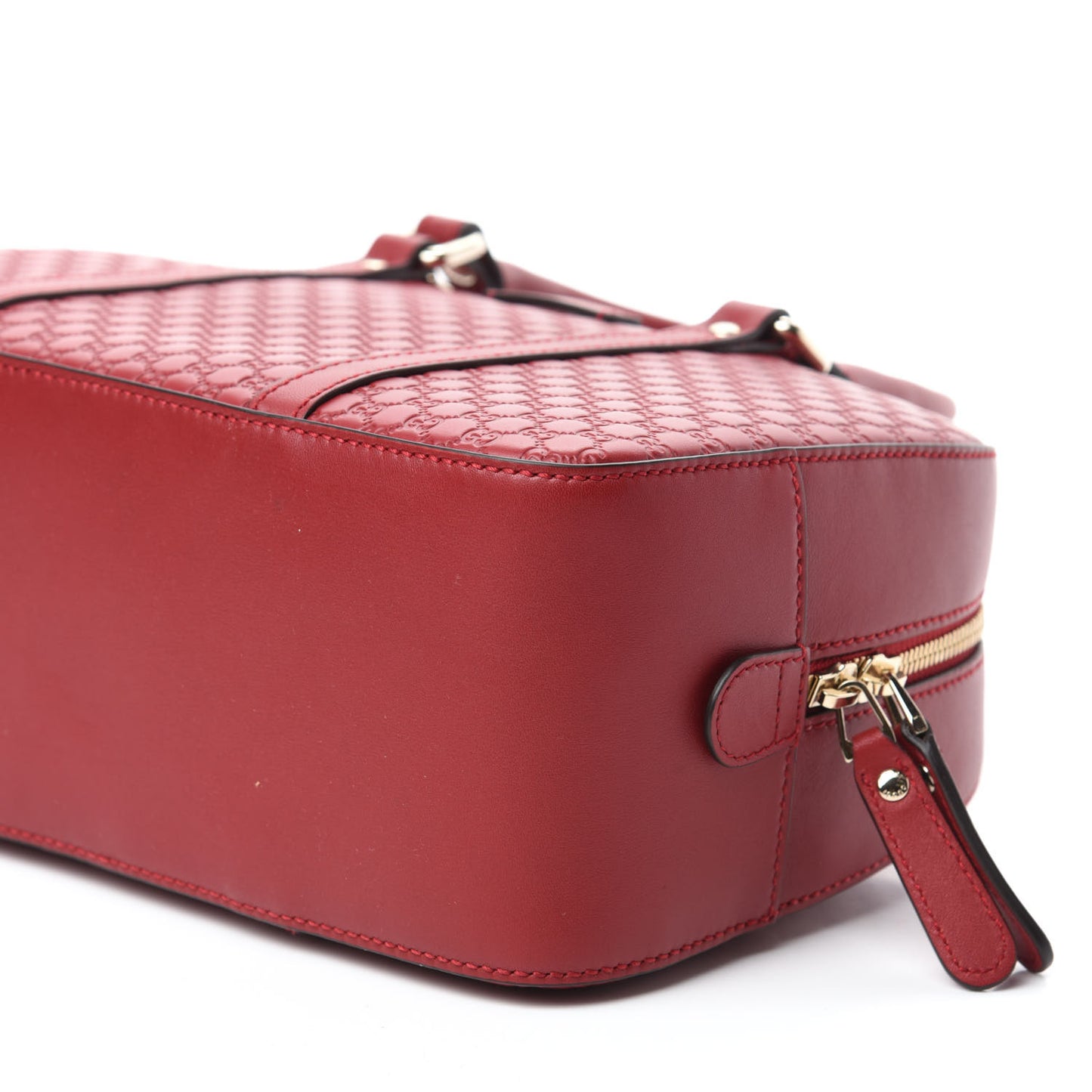 Soft Microguccissima Medium Crossbody Bag Rosso