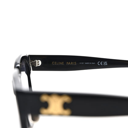 Celine Acetate Triomphe 01 Square Sunglasses CL 40222F Black 5 of 7