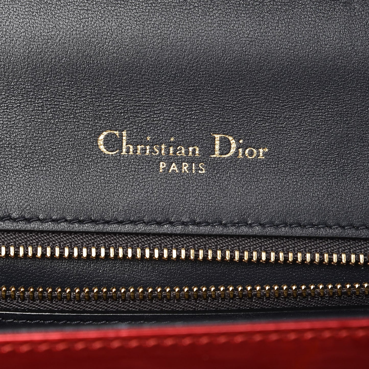Metallic Patent Micro-Cannage Medium Diorama Flap Bag Red