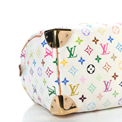 Louis Vuitton Monogram Multicolor Speedy 30 White 5 of 8