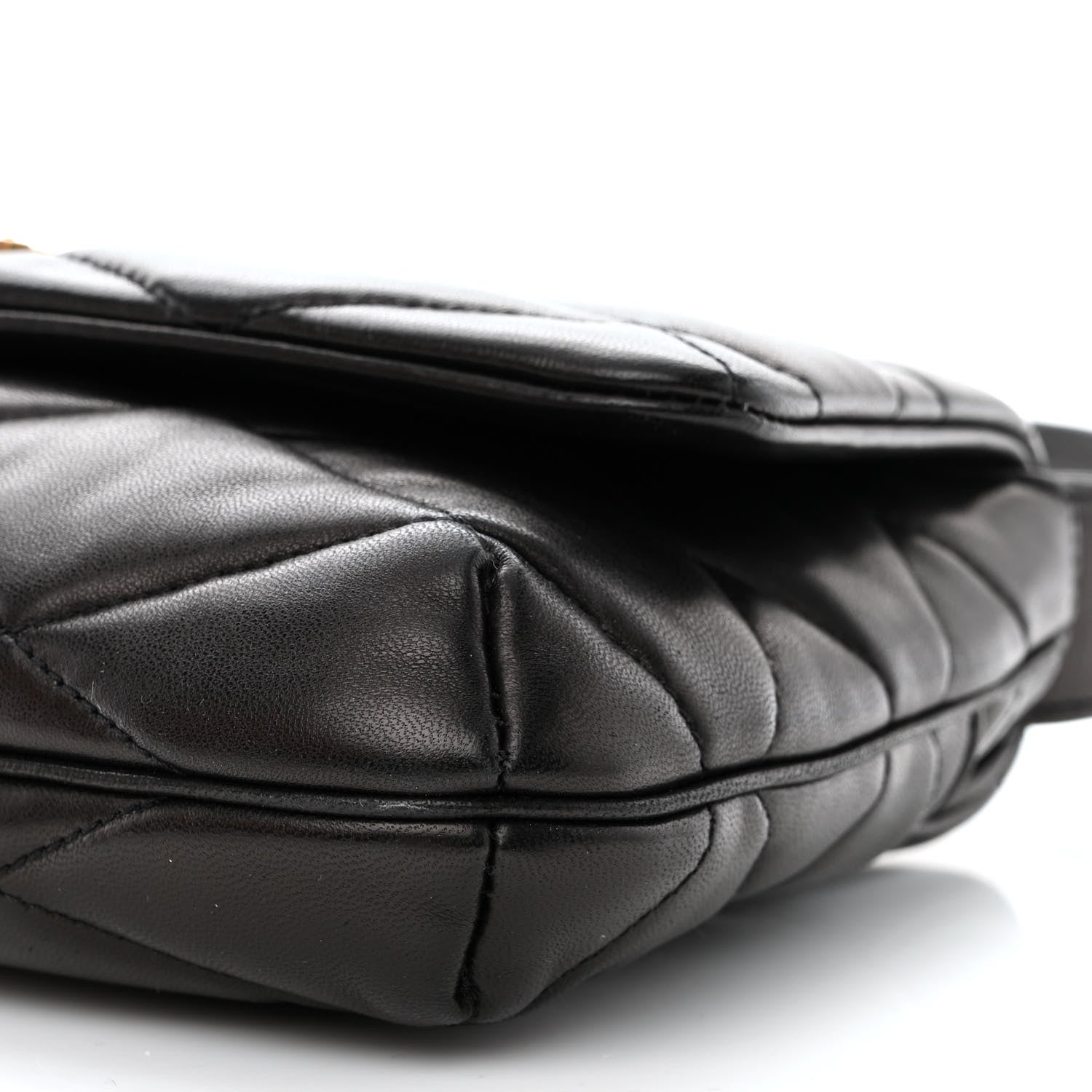 Saint Laurent Lambskin Quilted Le 57 Diamond Shoulder Bag Black 10 of 10