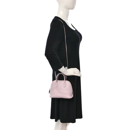 Hermes Chevre Mysore Tri-Color Mini 1923 Bolide Mauve Pale Rouge Sellier Craie 2 of 10