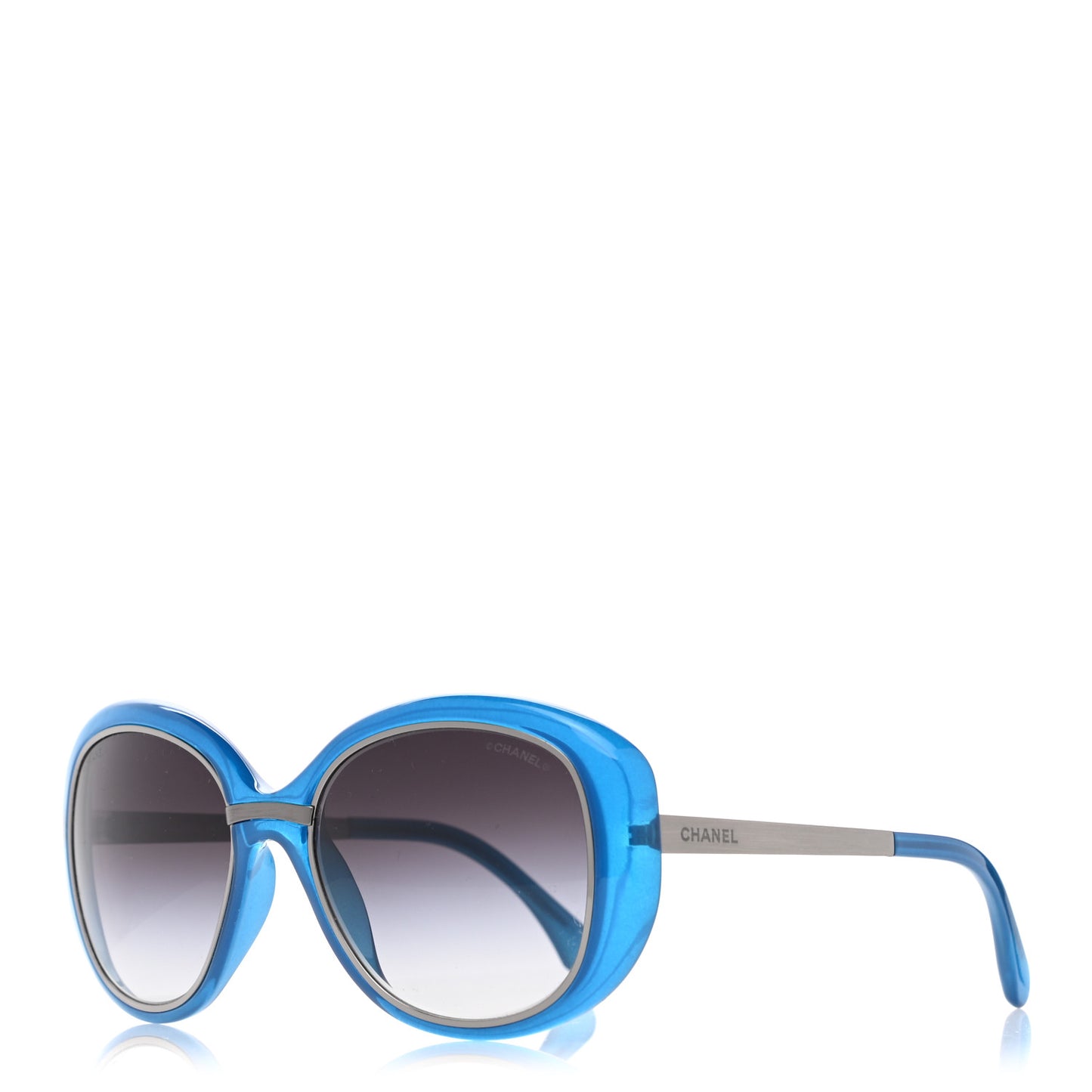 Acetate Oversized Frame Sunglasses 6045-T Blue