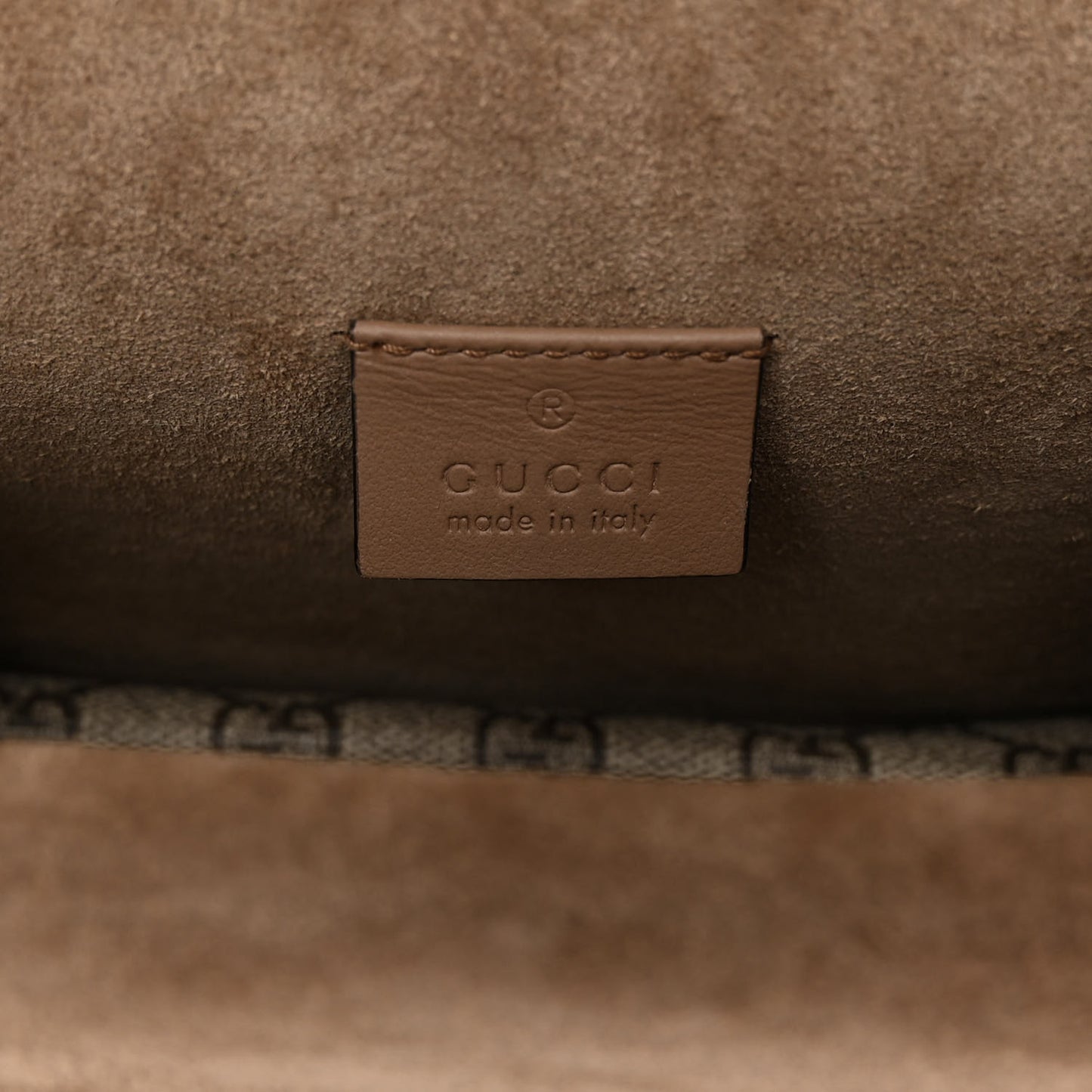 GG Supreme Monogram Mini Dionysus Shoulder Bag Taupe