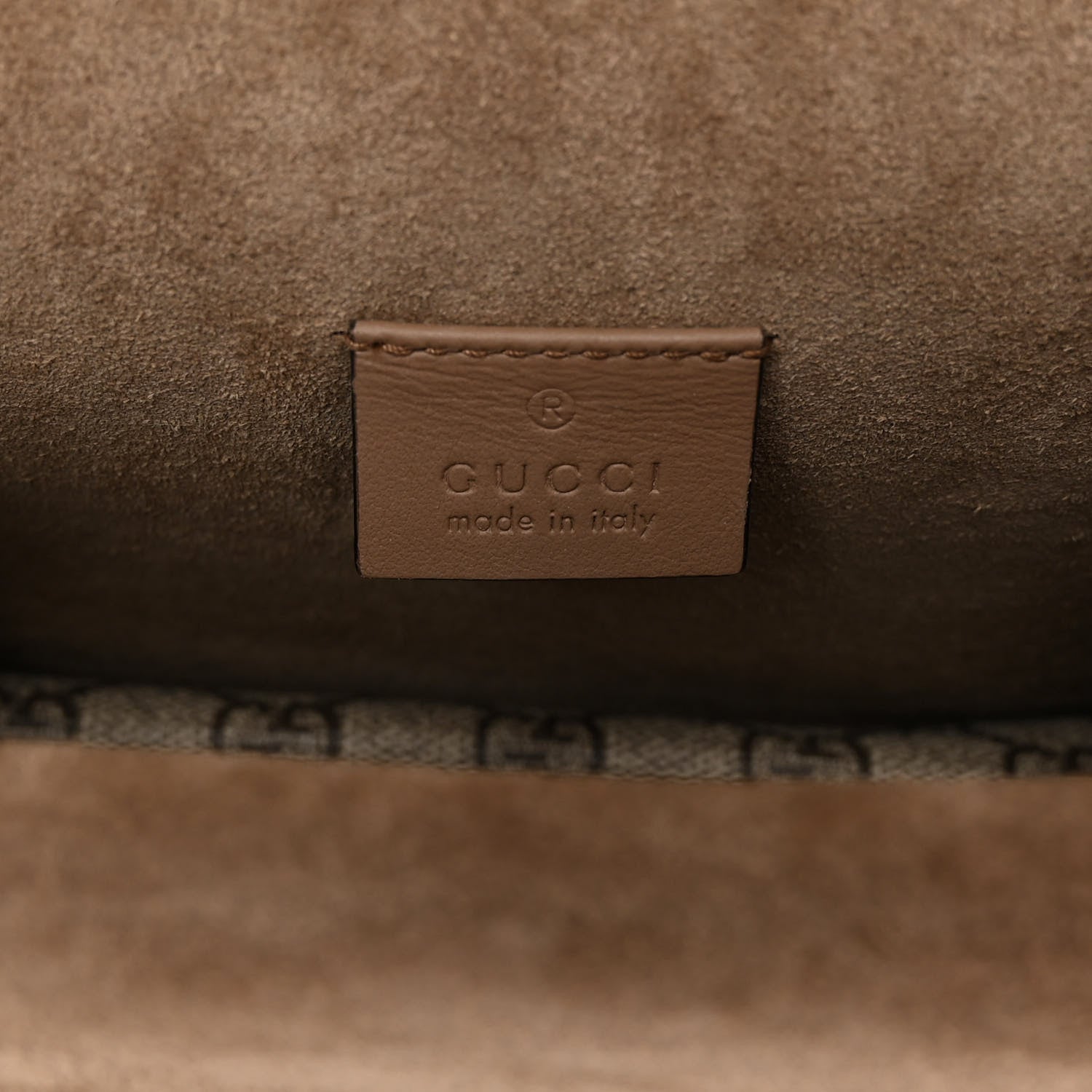 Gucci GG Supreme Monogram Mini Dionysus Shoulder Bag Taupe 6 of 11
