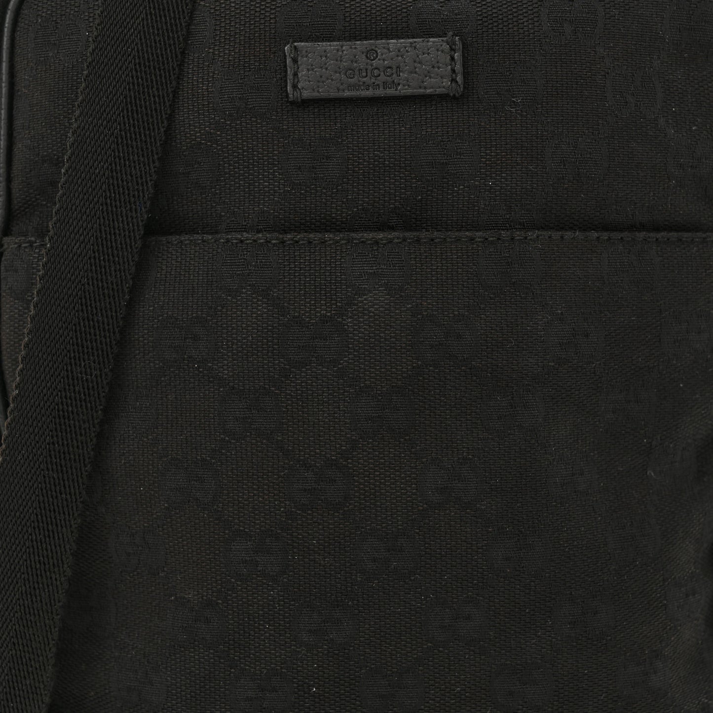 Monogram Messenger Bag Black