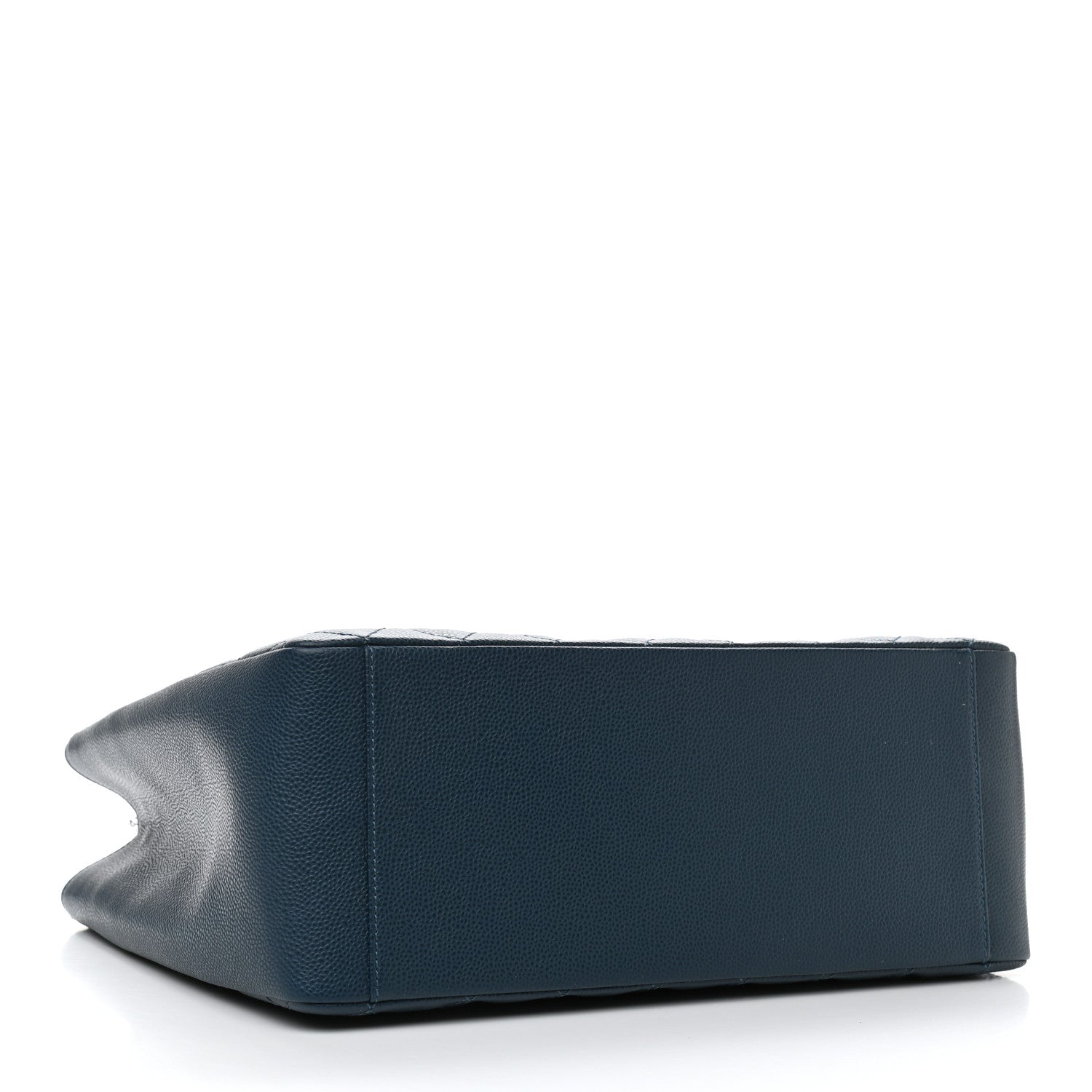 Chanel Caviar Quilted Grand Shopping Tote GST Dark Blue 4 of 12