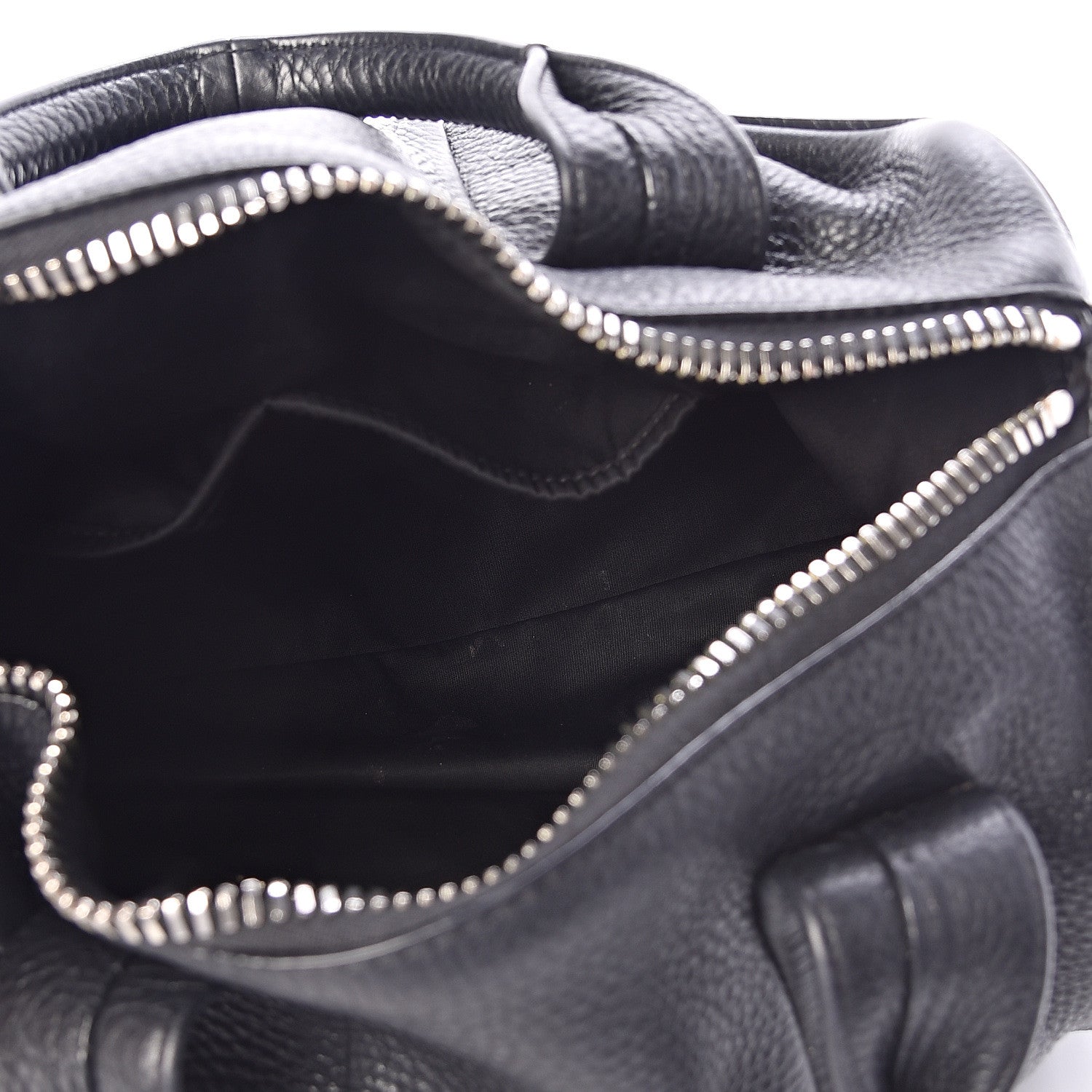 Alexander Wang Pebbled Lambskin Rocco Black Silver Hardware 5 of 9