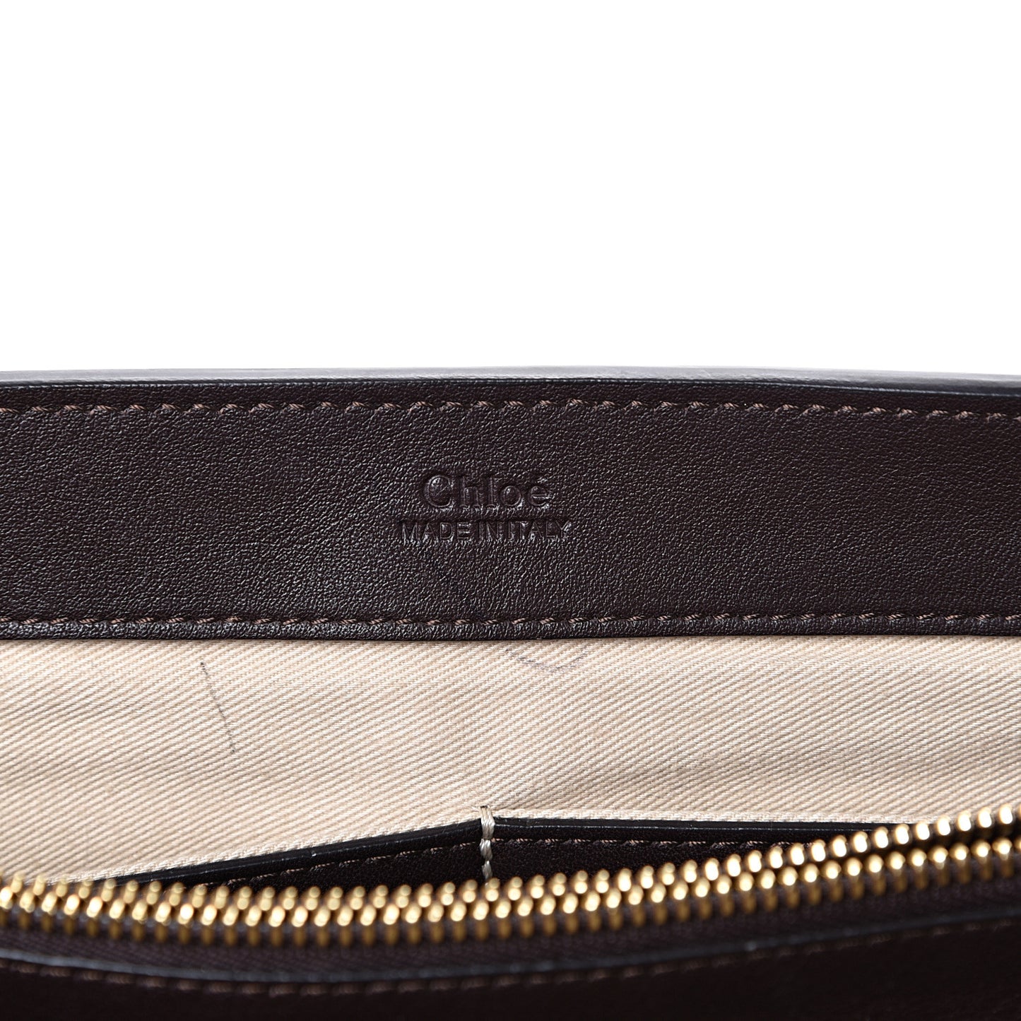 Calfskin Medium Faye Day Shoulder Bag Carbon Brown