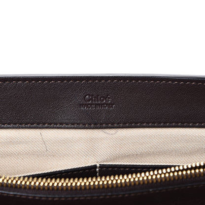 Chloe Calfskin Medium Faye Day Shoulder Bag Carbon Brown 5 of 15