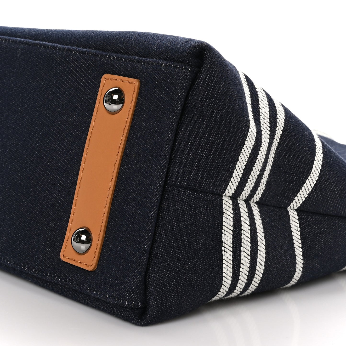 Denim Shopping Tote Blue