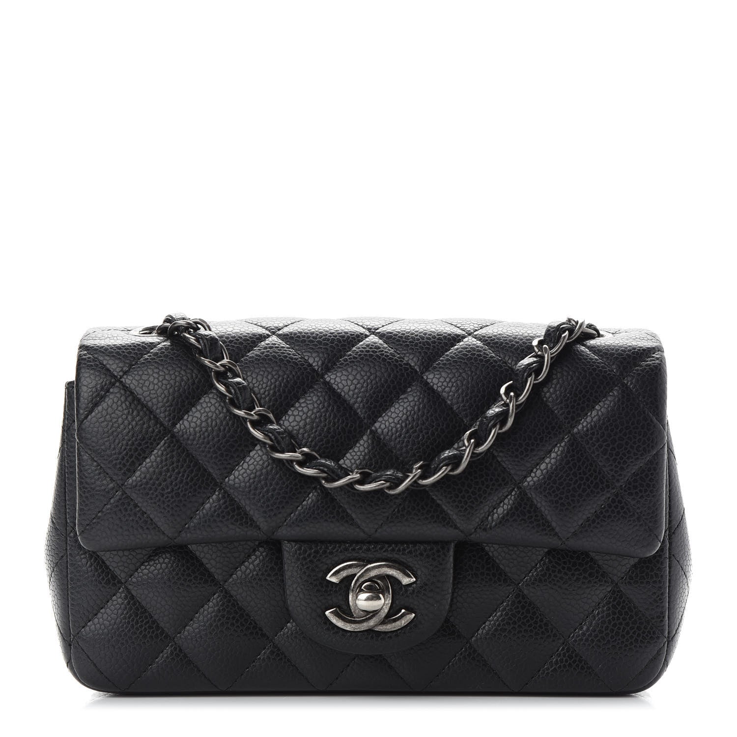 Chanel Caviar Quilted Mini Rectangular Flap Black 1 of 9