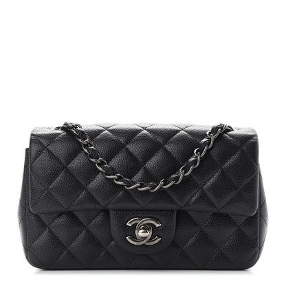 Chanel Caviar Quilted Mini Rectangular Flap Black 1 of 9