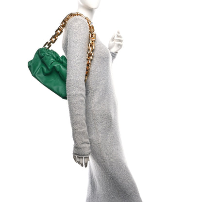 Bottega Veneta Calfskin The Pouch Chain Raintree 2 of 10