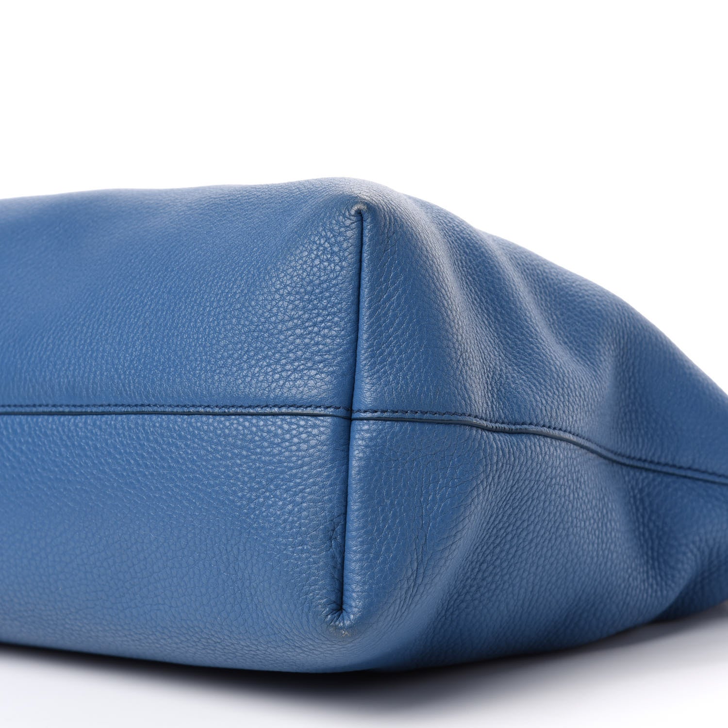 Prada Vitello Phenix Tote Azzurro 7 of 11
