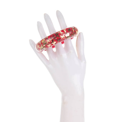 Louis Vuitton Resin Swarovski Small Inclusion Bracelet GM Pomme D'Amour 2 of 4