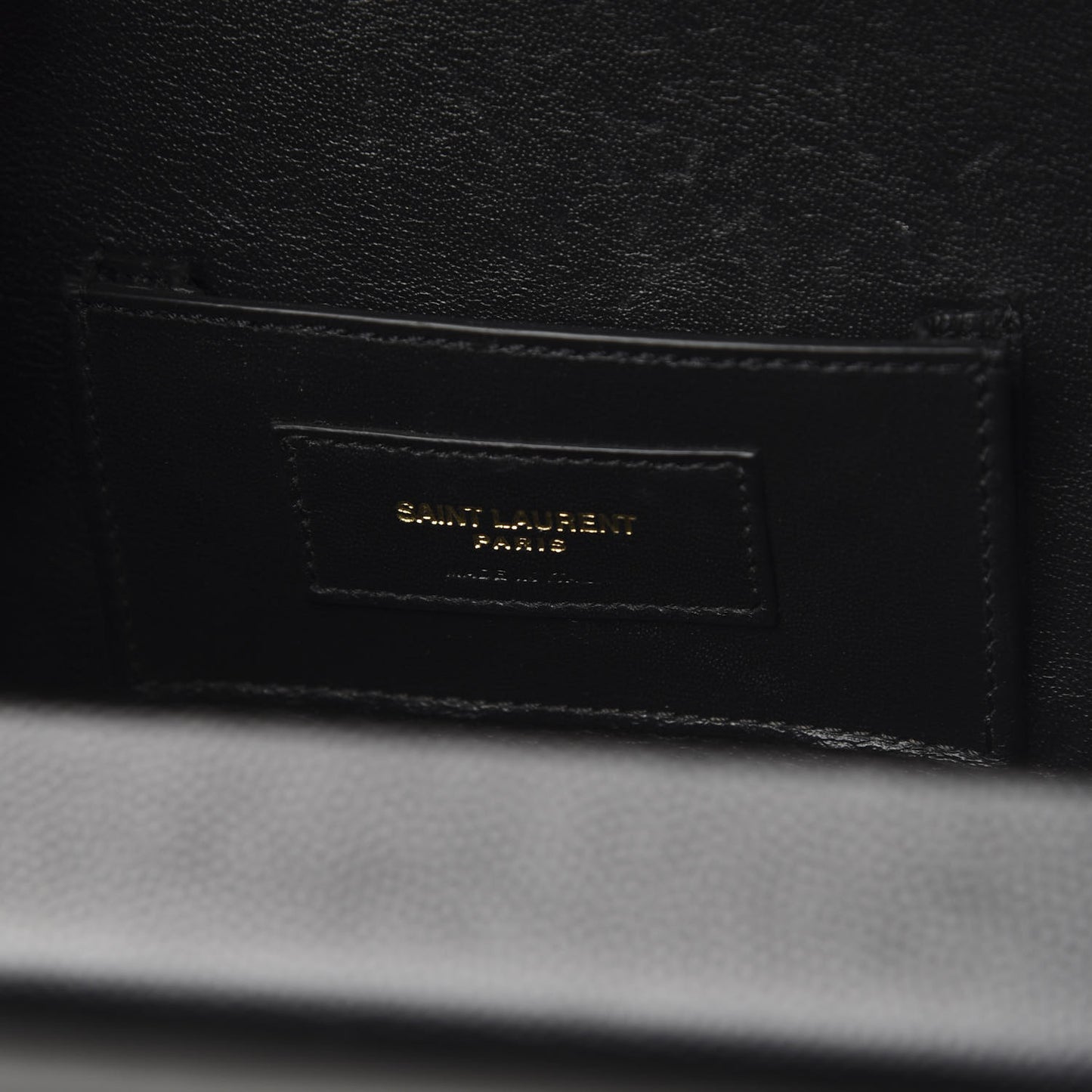 Grain De Poudre Monogram Small Kate Slide Chain Crossbody Box Bag Black