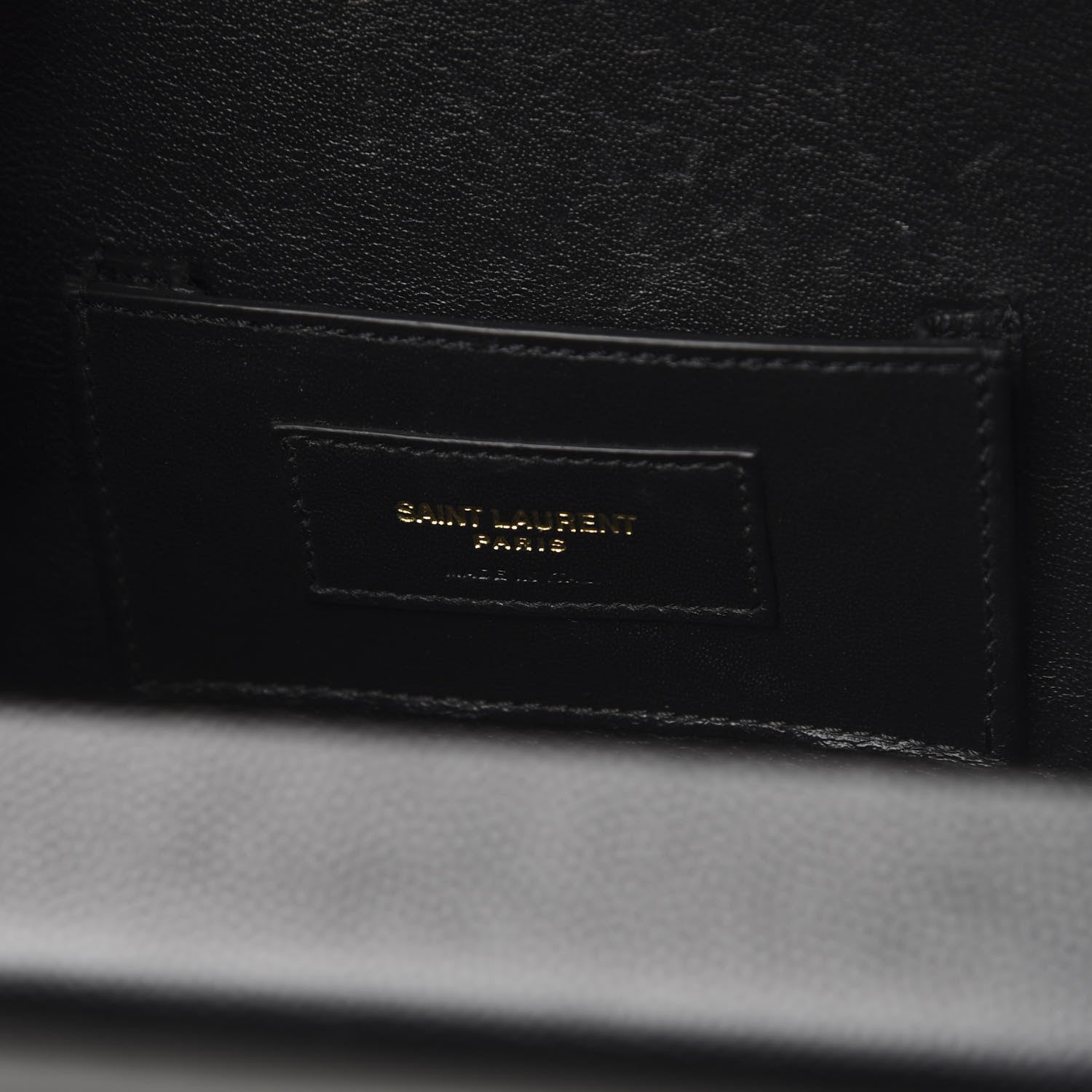 Saint Laurent Grain De Poudre Monogram Small Kate Slide Chain Crossbody Box Bag Black 6 of 10