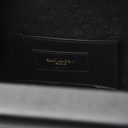 Saint Laurent Grain De Poudre Monogram Small Kate Slide Chain Crossbody Box Bag Black 6 of 10