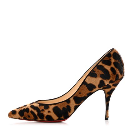 Christian Louboutin Pony Hair Leopard Luxor Piou Piou 85 Pumps 39.5 Leopard 1 of 10