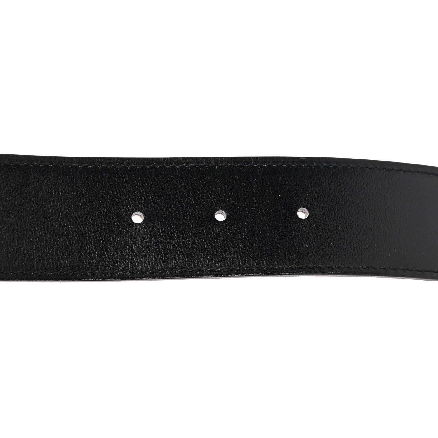 Hermes Tadelakt Togo 42mm Constance H Belt 110 Black Gold 6 of 6