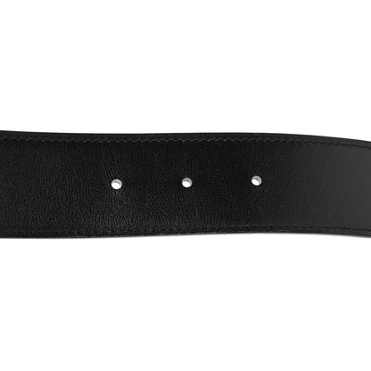 Hermes Tadelakt Togo 42mm Constance H Belt 110 Black Gold 6 of 6