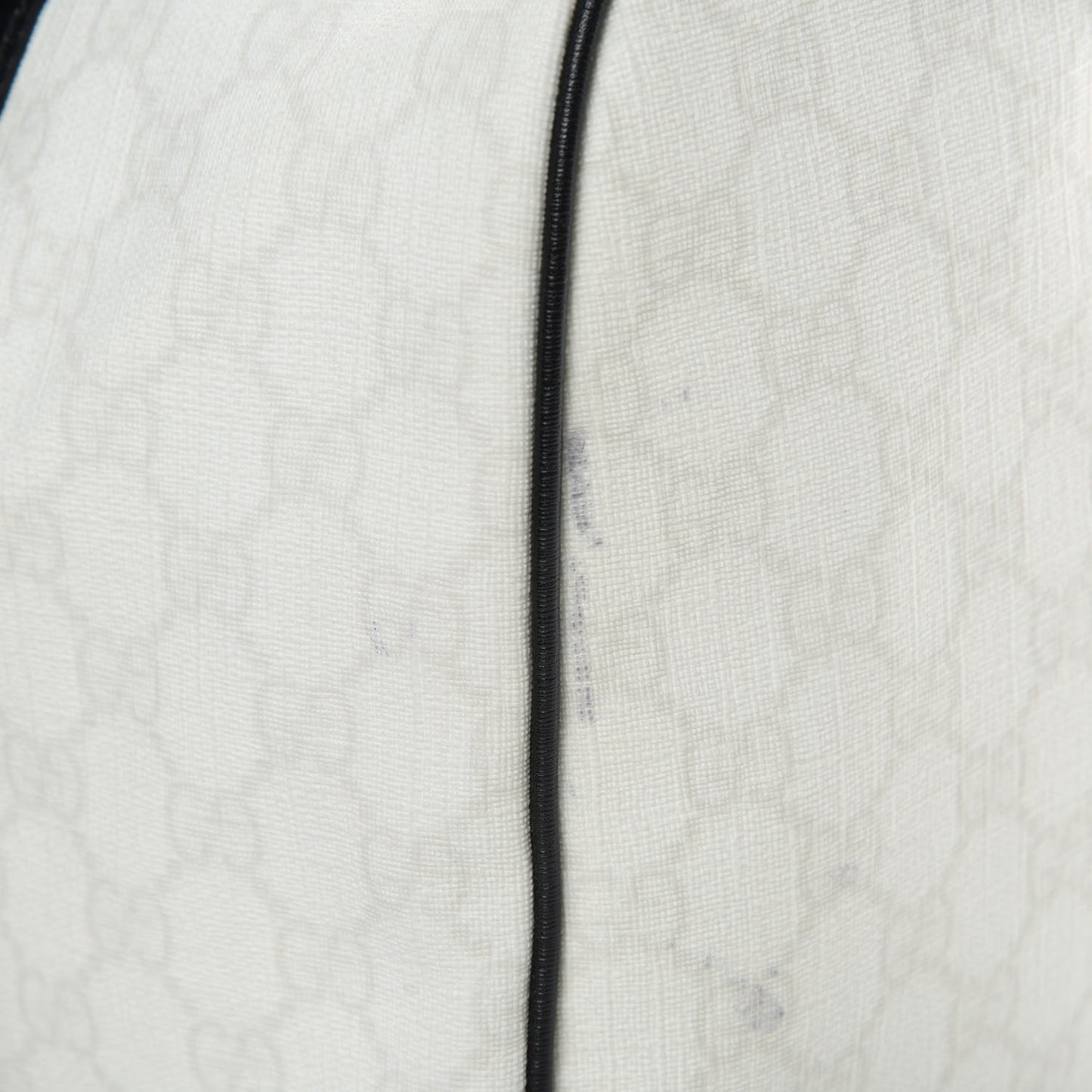 GG Plus Monogram Medium Joy Boston White Black