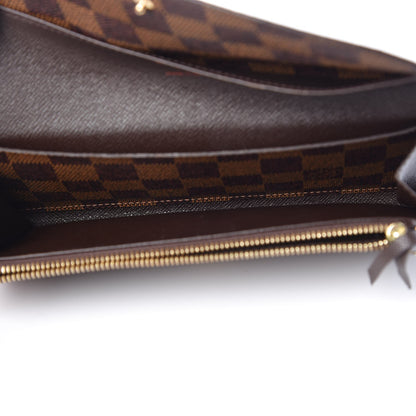 Louis Vuitton Damier Ebene Emilie Wallet 5 of 10