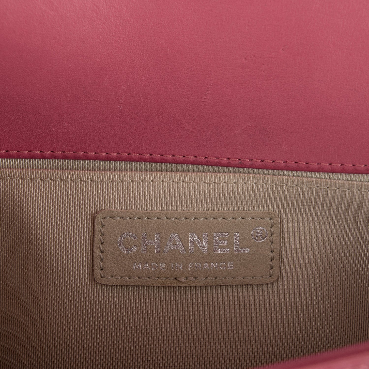 Chanel Distressed Patent Quilted Medium Boy Flap Pink 6 of 8