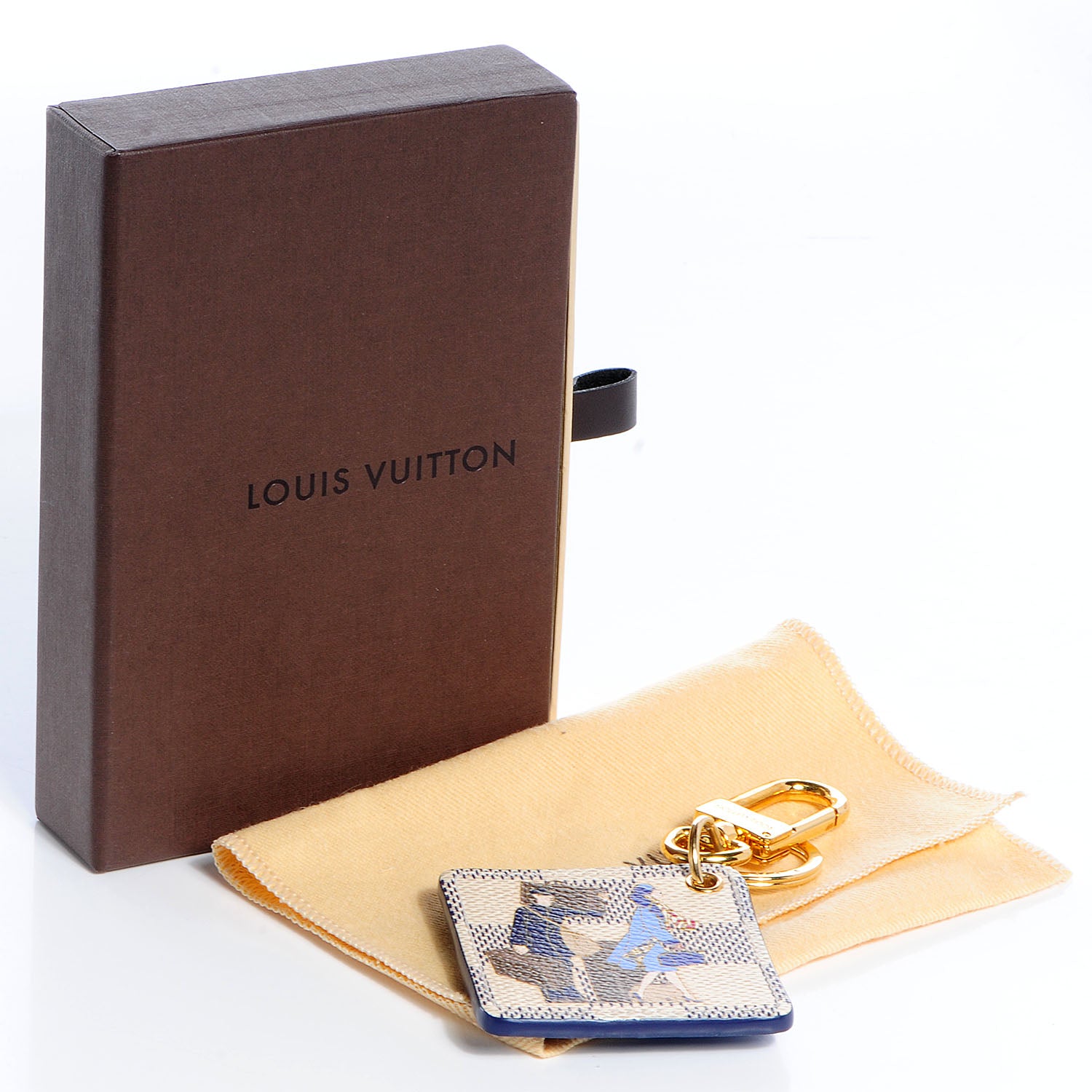 Louis Vuitton Damier Illustre Groom Key Holder Azur 6 of 6