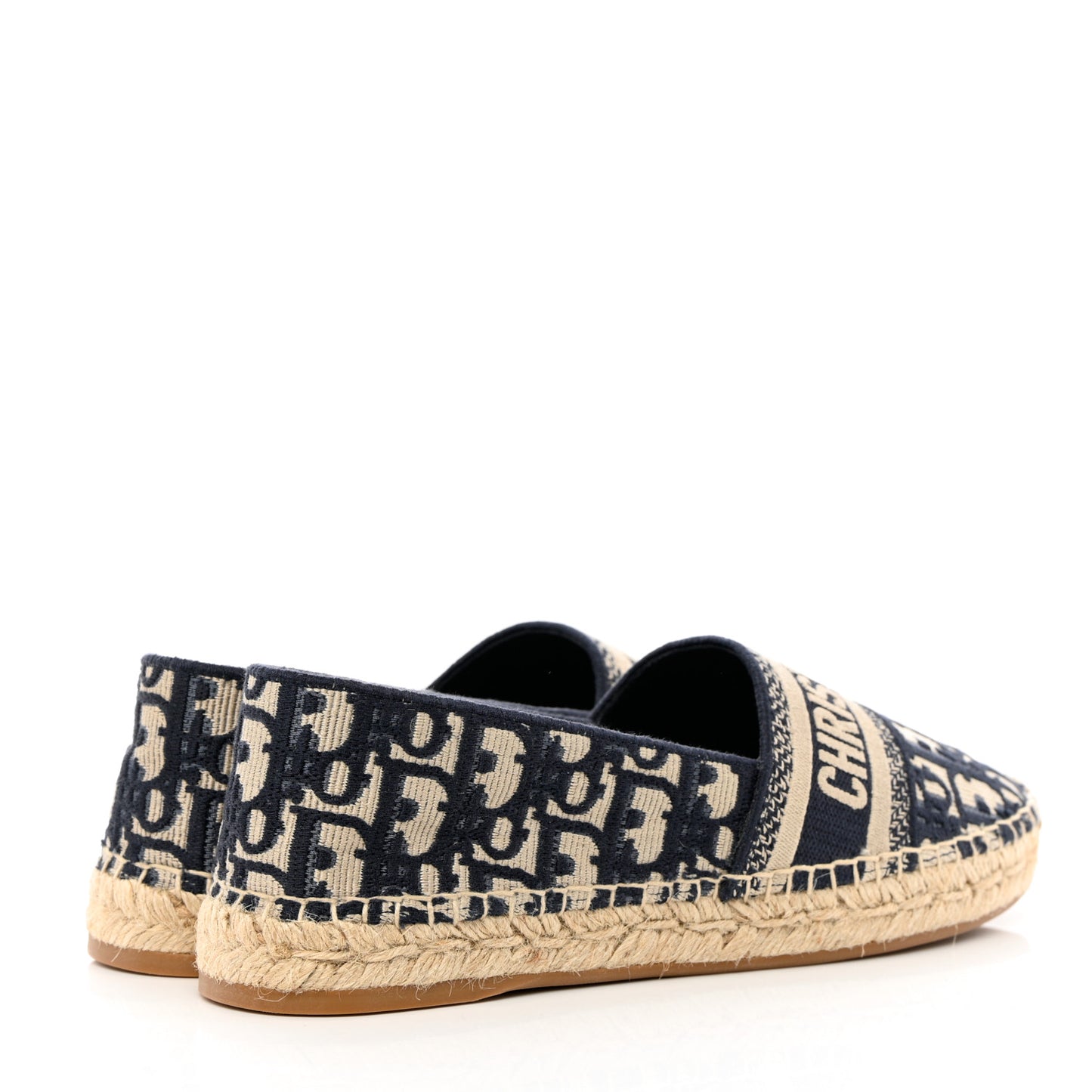 Oblique Embroidered Granville 15mm Espadrilles 39.5 Deep Blue