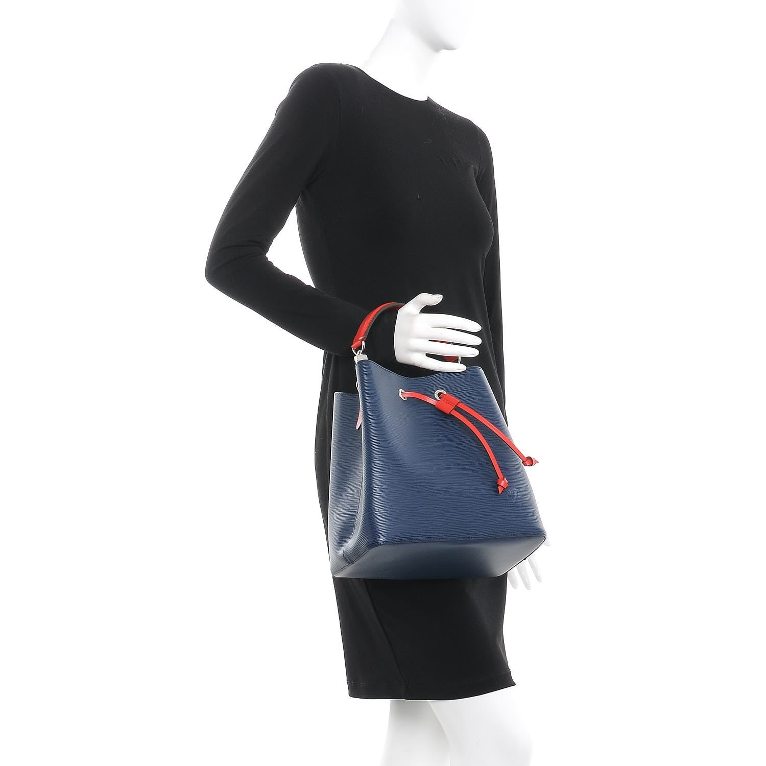 Louis Vuitton Epi Neonoe Indigo Coquelicot 3 of 7
