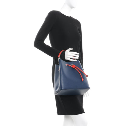 Louis Vuitton Epi Neonoe Indigo Coquelicot 3 of 7