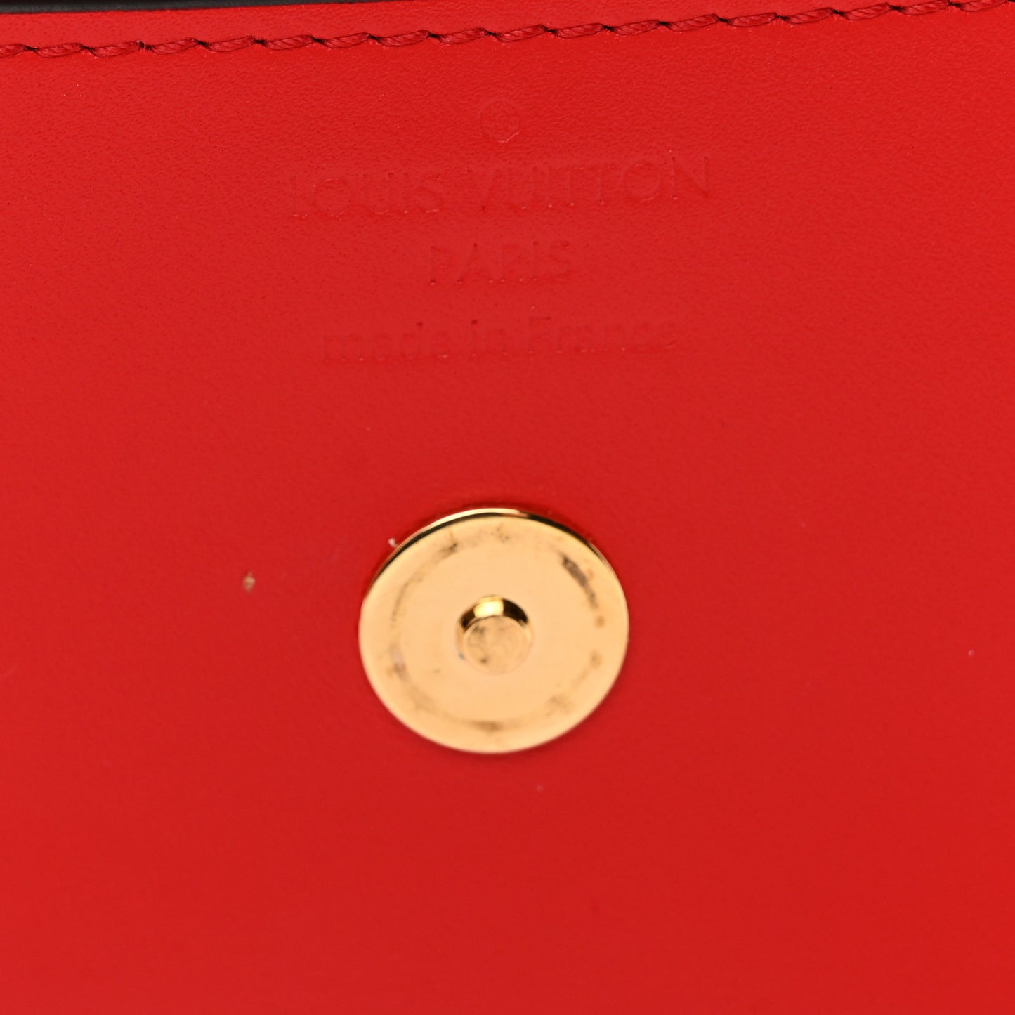 Monogram Woody Glasses Case Rouge