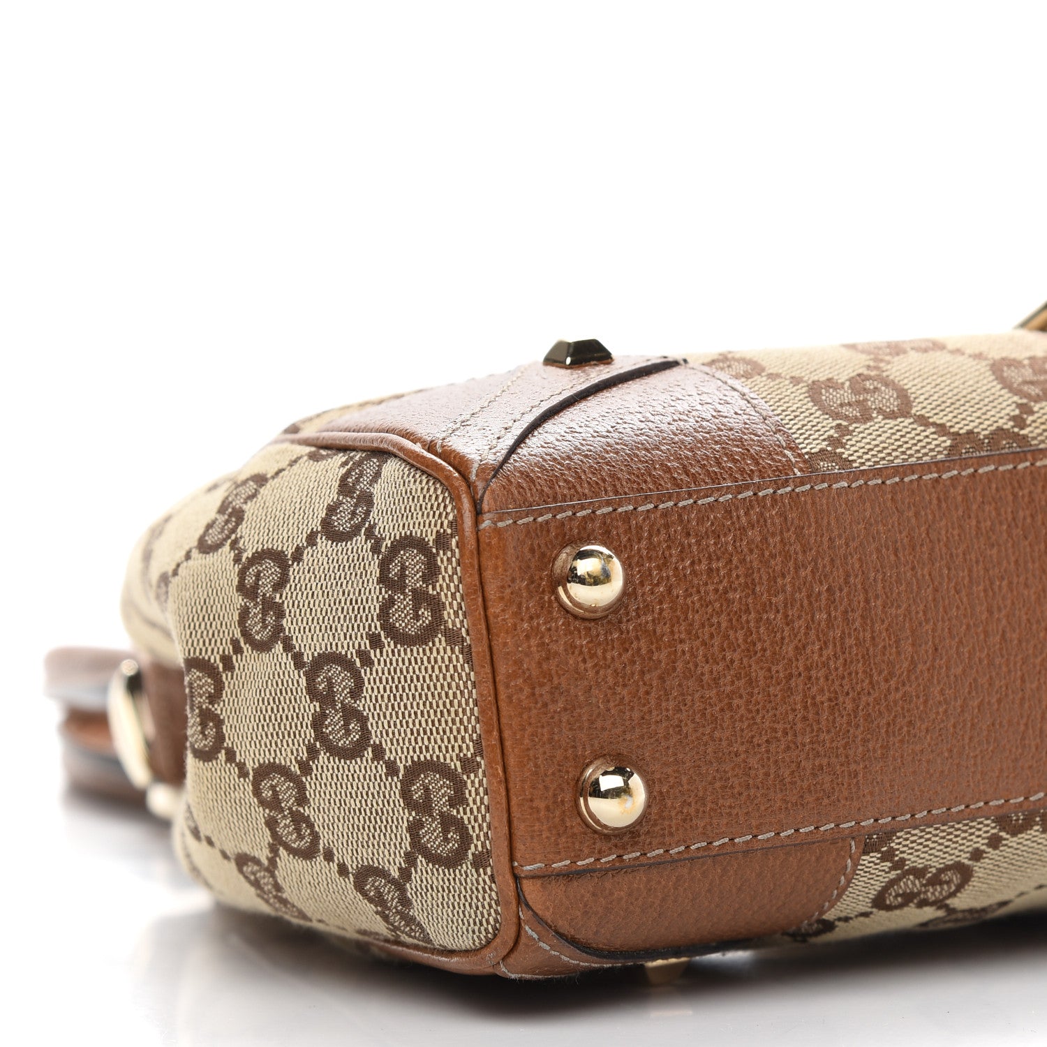 Gucci Monogram Calfskin Bardot Shoulder Bag 8 of 9