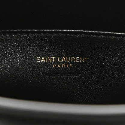 Saint Laurent Calfskin Monogram Baby Cabas Black 6 of 10