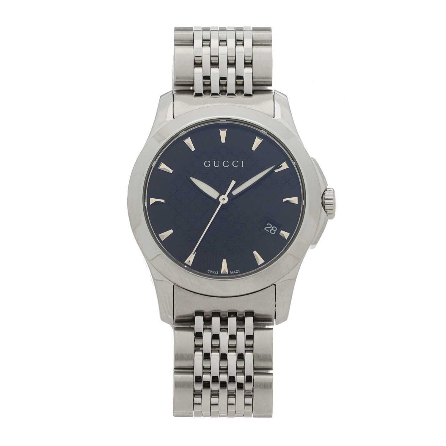 Gucci Stainless Steel 27mm G-Timeless Quartz Watch Black 1 of 5