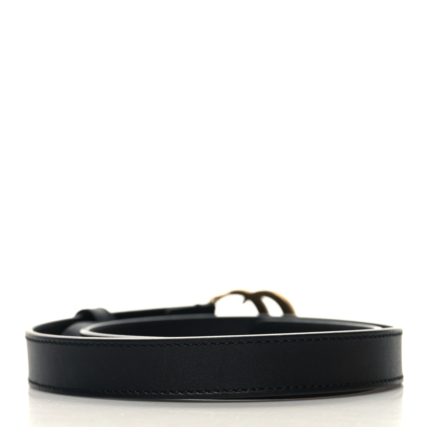Gucci Calfskin Double G 20mm Belt 65 26 Black 2 of 6