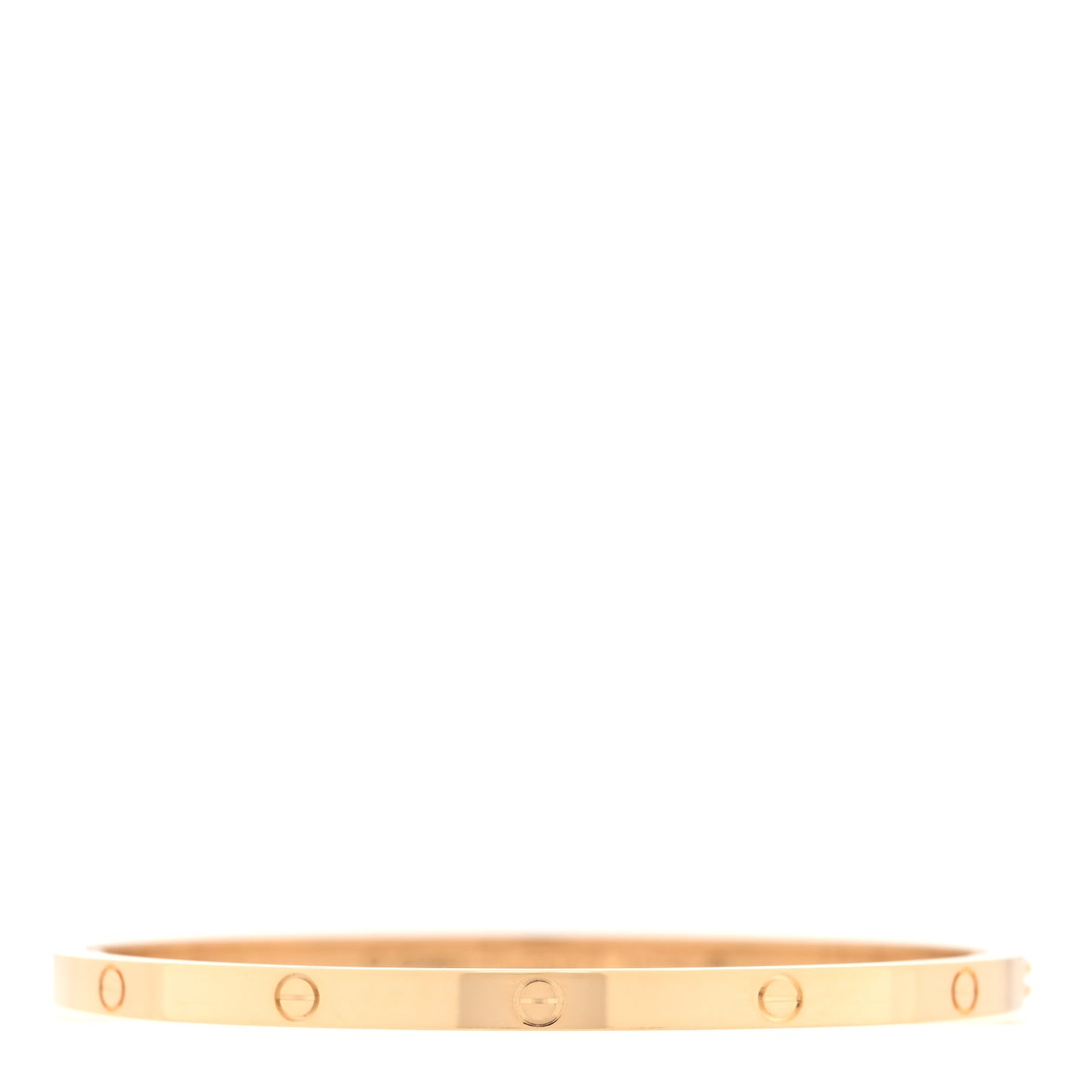 18K Yellow Gold Small LOVE Bracelet 17